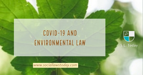 COVID-19 AND ENVIRONMENTAL LAW