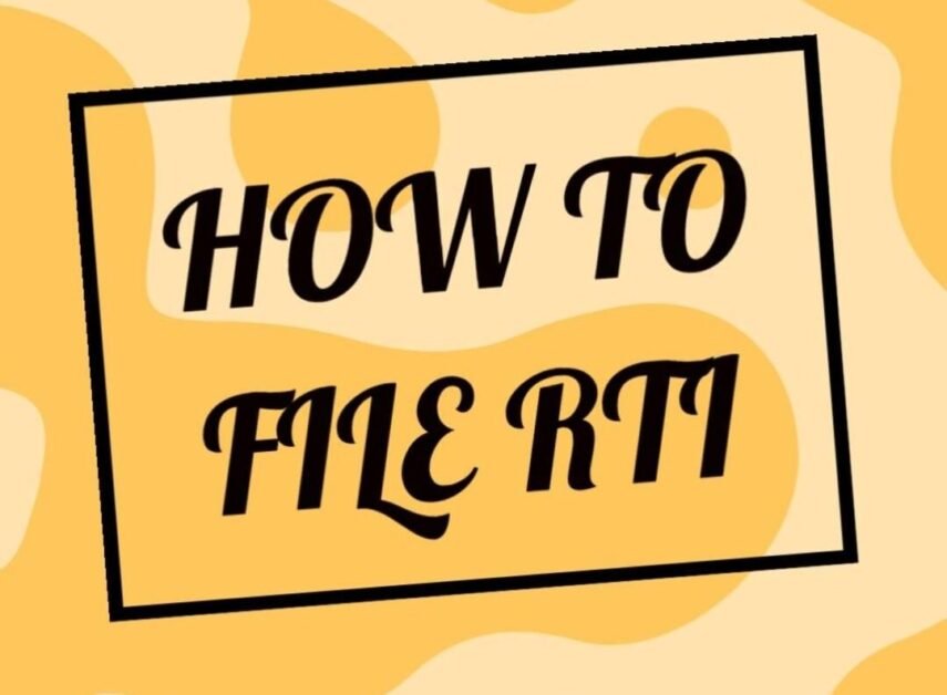 how to file an Rti