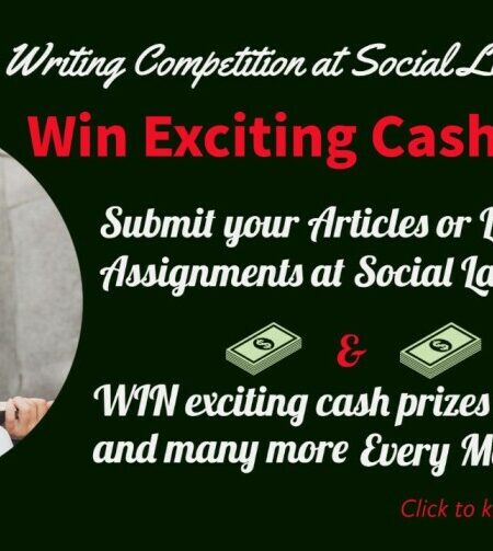 SocialLawsToday is delighted to announce a Monthly Article writing competition.